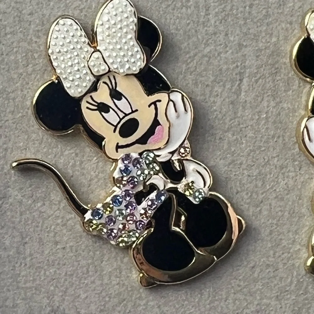 NEW Baublebar x Disney Minnie Pearl Bow Earrings - Picture 4 of 6